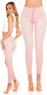 Trendy Koucla Skinnies met Low Crotch in Roze