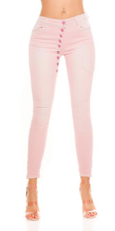 Trendy Koucla Skinnies met Low Crotch in Roze