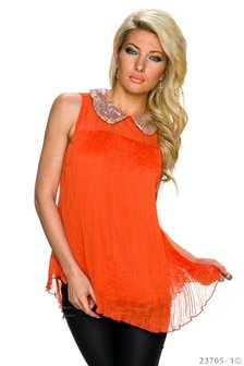 Sexy She&acute;s Secret Top in Oranje