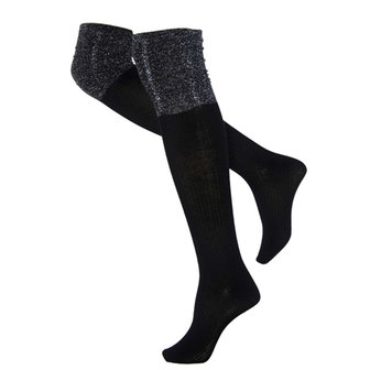 Cotton spandex knee socks
