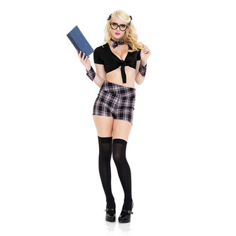Educated Bookworm - Schoolgirl Kostuum