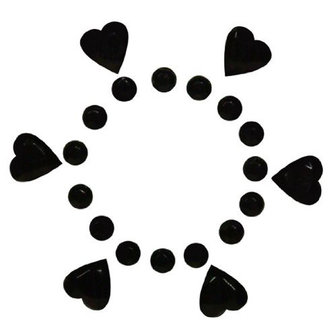 Hearts Nipple stickers