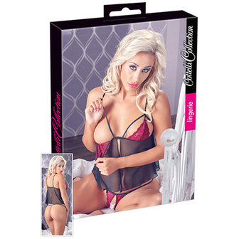 Babydoll Set Met Open Cups