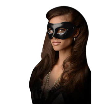 Venetiaans Masquerade Masker - Zwart