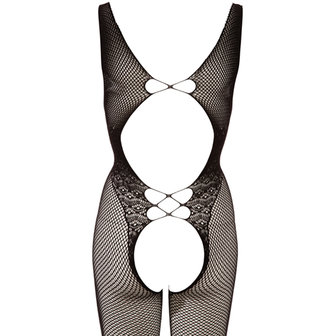 Zwarte Kanten Catsuit