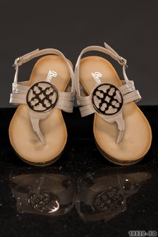 Sexy Teen Slipper &#039;Buckle&quot; in Beige