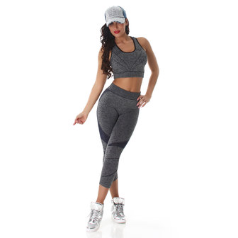 2 Delige Sport Outfit in Marine