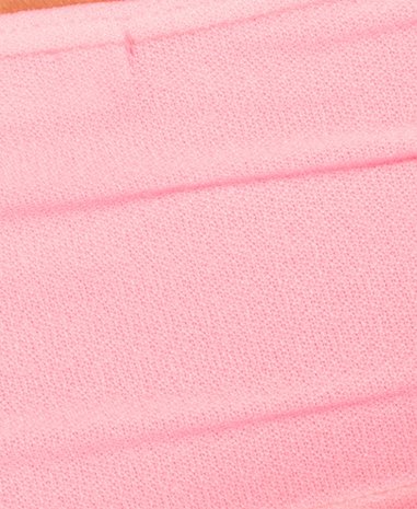 Ruching Tie Detail Bustier Bandeau Crop Top in Roze