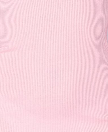 Bardot Rib Knit Bodycon Mini Dress in Roze