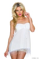 Sexy strapless topje in wit